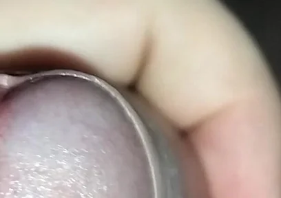 Close up Masturbation Uncut Cock and Cumshot
