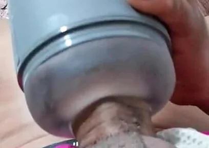 Masturbating