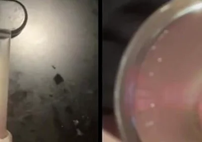 Pissing in a Fleshlight Helped by a Friend POV