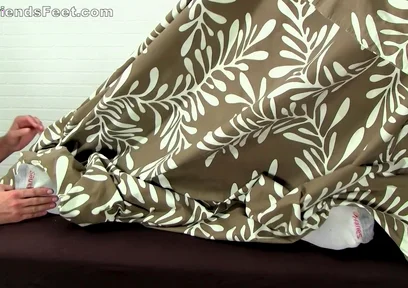 Clark's Socks & Bare Feet Worshiped at Myfriendsfeet