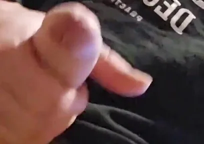 Waiting for My Morning Coffee Turned Into Horny Masturbation with a Cumshot on the Floor