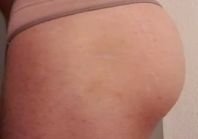 Ass in Girls Underwear