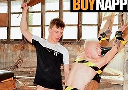 Alex Faux In Bound Sub Receives Ass Spanking From His Horny Master