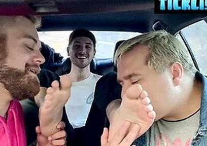 Dimitri Hops In For Some Foot Action With Matt And Ryder