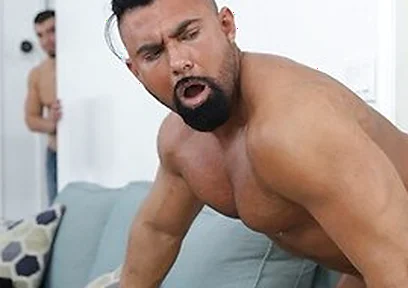 Steven Roman Pleasures Himself With A Dildo When His Roommate Jeremy Spreadums Catches Him