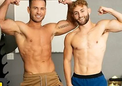 Horny Gym Instructor Sumner Blayne Sets His Eyes On Cute Bottom Jackson Cooks