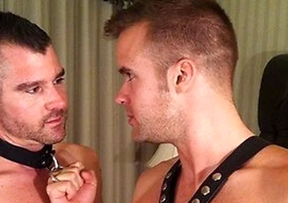 Hot Horny Twinks Play Around With Leather Gear And Each Other! - Connor Patricks