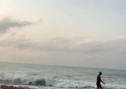 Still on Beach Having Good Time Alone