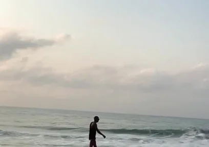 Still on Beach Having Good Time Alone