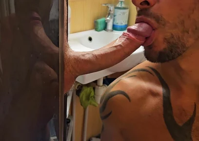 Sucked in the Shower