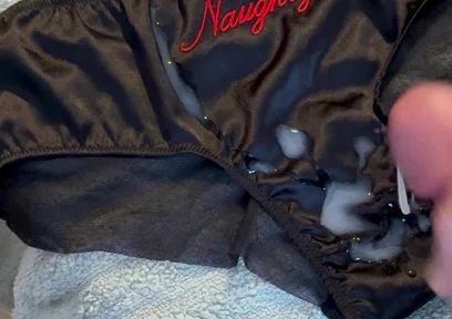Cum on Wife’s Panties 9