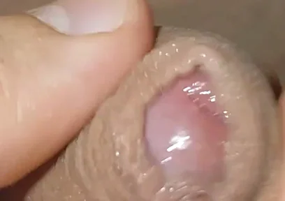 Big Curvy Cock Cums to the Extreme Without Touch!!