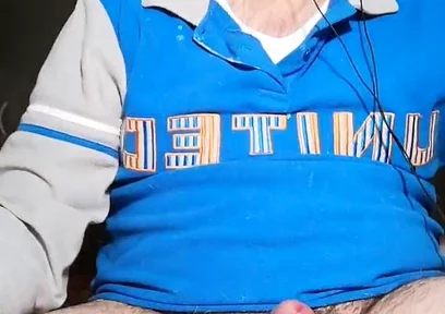 Long Cumshot at Night!