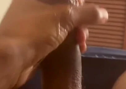 I Caress My Cock Until I Get a Juicy Cumshot in Slow Motion