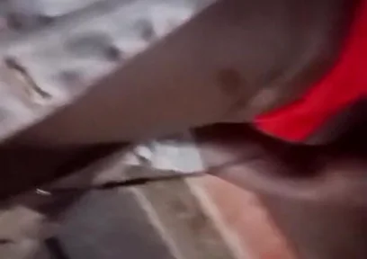 Stepmom Was so Horny so I Had to Cum on the Floor for Her to See