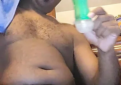 Fapping Big Hard Dick After a Hot Shower