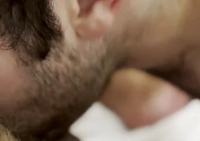 Bouncing on Huge Bear Dick