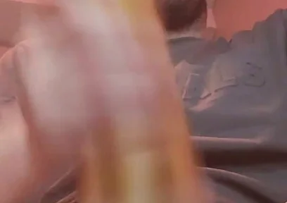 Hot Cumshot Top View