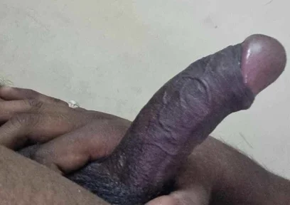 Hot Solo Gay Pumping and Jerking Big Black Dick and Big Black Balls