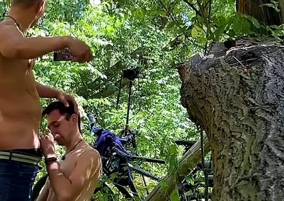 Dick Sucking in the Forest