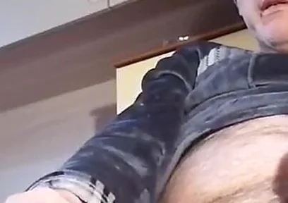 I'm Jerking off with Pleasure but I Have to Stop They're About to Open the Door!