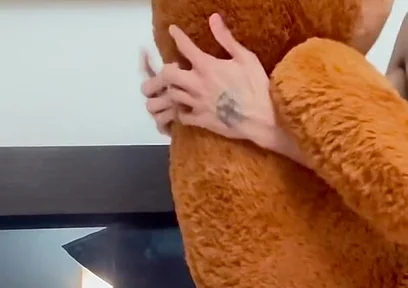 I Put the Teddy Bear on All Fours and Came on Top of It