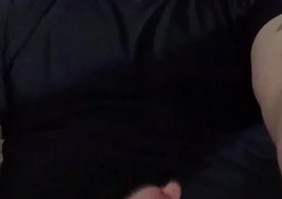 Jacking off and I Cum on My Shirt Hot Wet Sticky Mess
