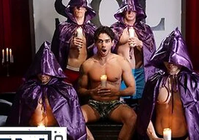 Ashton Summers Takes On A Naughty Frat Challenge With Cristiano And Trevor Brooks