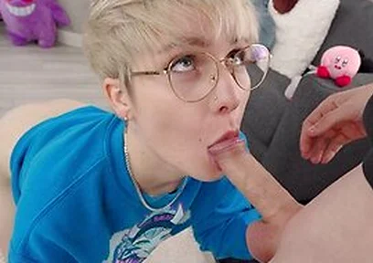 Femboy Stepbro Sucks And Deepthroats Twink Cock