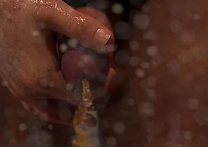 Stepdaddy May Love - Hunk Daddy's Golden Shower & Sloppy Blowjob for Twink in Steamy Shower