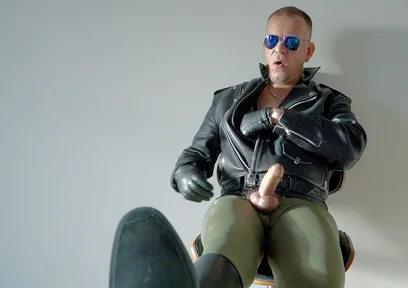 Leather Lycra Hunk 7