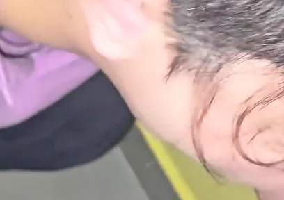 Cute Twink Gets Fucked Bareback by Straight Guy on the Stairs of His Building