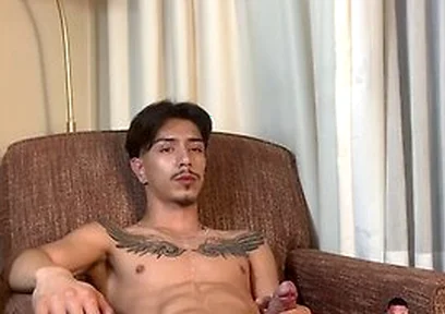 Skinny Latin Twink Jerks Off Cumshot