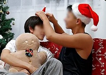 Decorating The Tree With The Neighbors Big Bro