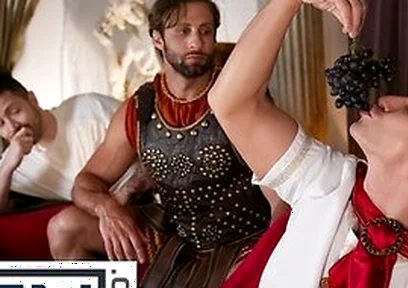 Caesar Mrdeepvoice Sits On His Gladiator Champion Dom Kings Cock Like Its His Throne