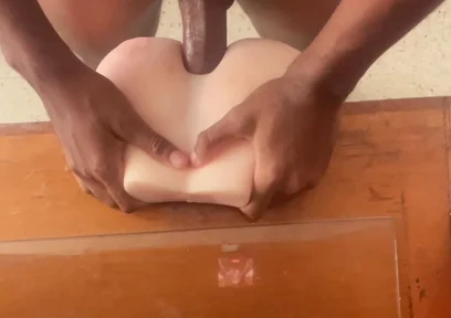 New Angle Unlocked, Watch How I Fuck My Fleshlight with My Big Cock From Above