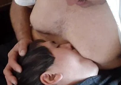 Suckling On Stepdads Titties While Home Alone