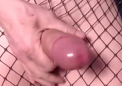 Sissy Femboy with a Big Dick Cums for You and Plays with His Cum