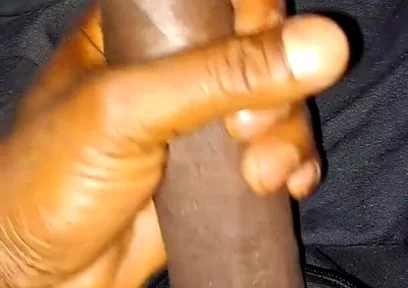 Nata4sex strocking my bid black cock