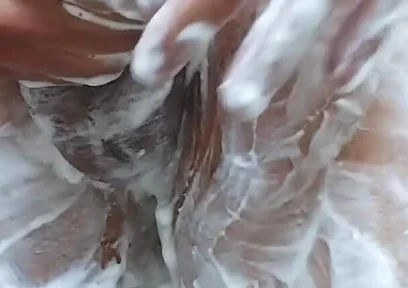 Standing Shaving in Bathroom and Cumshot