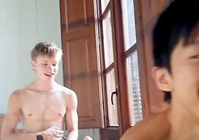 Hung College Twink Fucks Asian Jock Hole With Tyler Wu