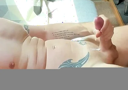 Intense Edging Orgasm: Hunk's Slow Strokes to Massive Cum Spew