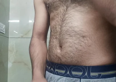 Indian Rajasthani Desi Man Enjoy Shower and Masterbation Show with Neighbour Police Officer