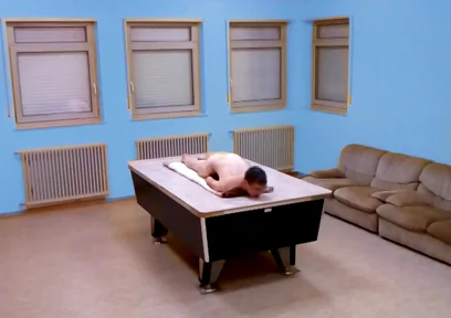 Naked Table Hump Masturbation