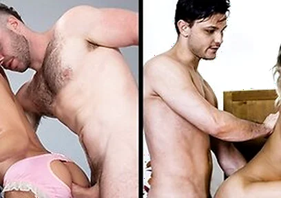 Petite Femboy Dane Jackson Gets Raw Railed By His Hung Horny Roommate - + 2