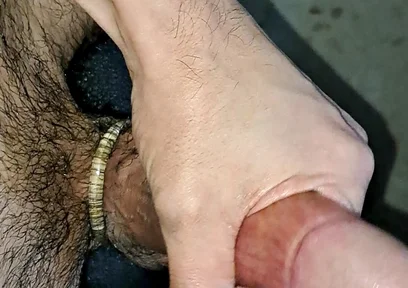 Close-up of Massage and Cumshot
