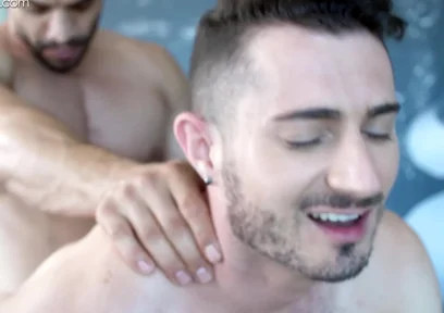 Buff Exchange Student 18+ Lets Roommate Ride His Cock