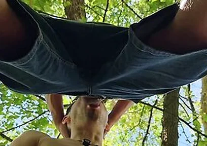Gay Cruising In The Forest, Blowjob