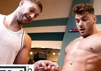 William Seed Pounds Arno Antinos Hole After A Steamy Squat Rack Tease At The Gym