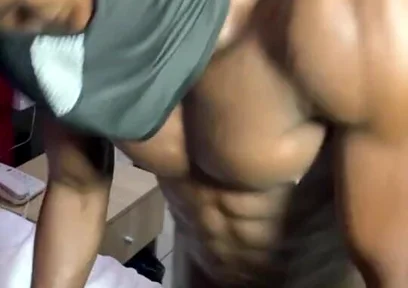 Lucky Boy Being Marinated and Grilled by 2 Strangers He Met at the Gym